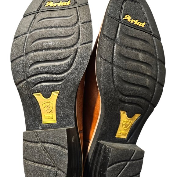 Ariat Western Boots, Women's Size 7.5 Brown Leather - Picture 2 of 5